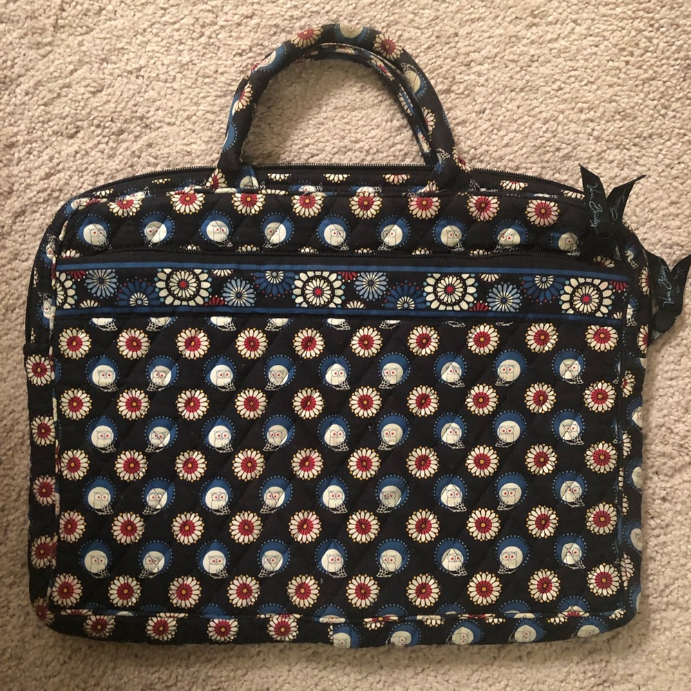 Vintage Vera Bradley Owl print laptop case.